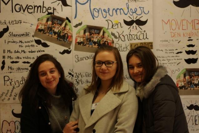 MOVEMBER charitativní a osvětový projekt 23 studentů Movember PROSINEC Mikulášský turnaj tradiční mezitřídní zápolení ve