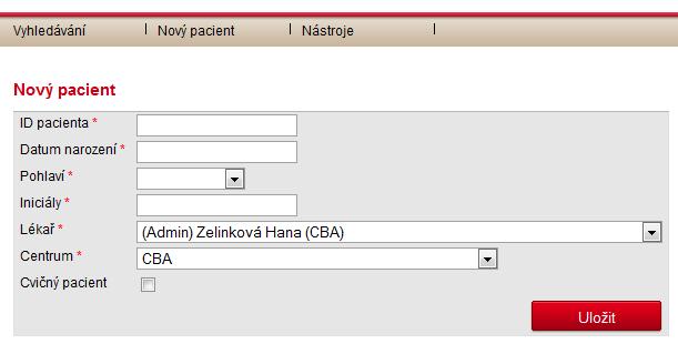 Camelia: Příručka pro uživatele MUDr. AA..... MUDr. ZZ Centrum 01..... Centrum 99 Obr.