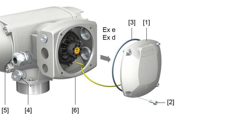 Elektrické připojení 5.4.1. Otevření připojovacího prostoru Obr.