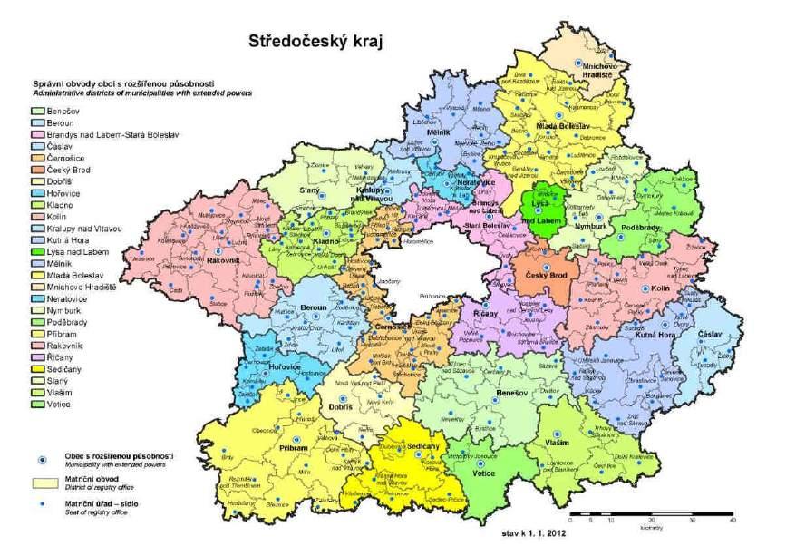 Český ráj (část), Kokořínsko (část) a Křivoklátsko (část). Na území kraje je 264 maloplošných chráněných území.