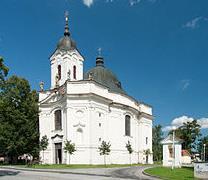 Kostel Panny Marie Bolestné v Dobré Vodě u Českých Budějovic Jedna z nejpozoruhodnějších barokních staveb, a to díky podílu slavného architekta Kiliána Ignáce Dientzenhofera a tvůrce vnitřní výzdoby