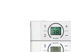 Pohodlné intuitivní ovládání a nastavení díky barevnému dotykovému displeji s programovatelnými uživatelskými profily a monitoringem spotřeby energie a vody, v menu jsou také dostupné provozní a