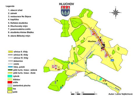OBEC NA OKRAJI ZÁBŘEŽSKÉ VRCHOVINY HLUCHOV Obec Hluchov se nachází v severozápadní části okresu Prostějov.