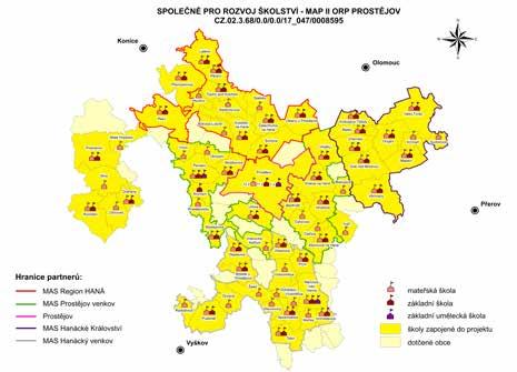 PROJEKT SPOLEČNĚ PRO ROZVOJ ŠKOLSTVÍ - MAP II., ORP PROSTĚJOV Název projektu: Společně pro rozvoj školství - MAP II ORP Prostějov Číslo projektu: CZ.02.3.68/0.0/0.