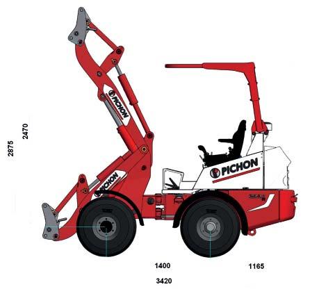 TECHNICKÁ SPECIFIKACE TECHNICKÁ SPECIFIKACE ZNAČKA / TYP / MAX. VÝKON CATERPILLAR / C1.1/ 19.1 kw (26 HP) ZNAČKA / TYP / MAX. VÝKON CATERPILLAR / C1.5 / 25.