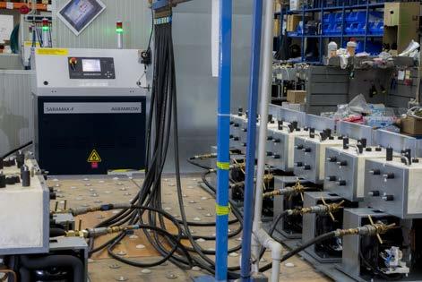 Major part of sheet metal components is finished with epoxy powder paint coat.
