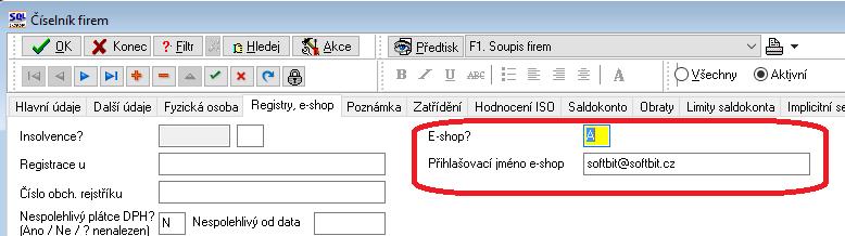 využívat je vždy toto nutné konzultovat s dodavatelem systému e-shopu a námi, aby se dohodlo, jakým způsobem tyto data budou přenášena.