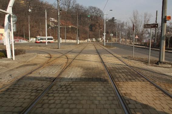 tramvajové tratě (ve