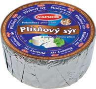 3195 Král Sýrů Hermelín 45 % 120 g přírodní 33355 Kapucín plísňový sýr