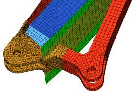 TOPOLOGICKÁ OPTIMALIZACE Prvním roem řešení je provedení topologicé optimalizace.