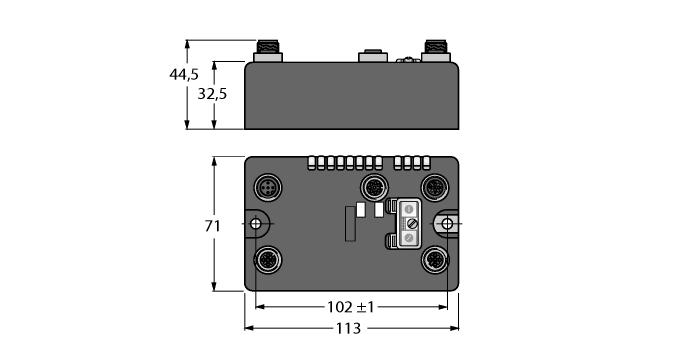 Kompaktní bloky I/O On-Machine sběrnice Feldbus EtherNet/IP, Modbus TCP nebo PROFINET slave integrovaný Ethernet přepínač 10 Mbps / 100 Mbps připojení sběrnice pomocí dvou 4pinových konektorů M12,