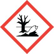 H411 Toxický pro vodní organismy, s dlouhodobými účinky. Pokyny pro bezpečné zacházení: P260 Nevdechujte páry. P273 Zabraňte uvolnění do životního prostředí.