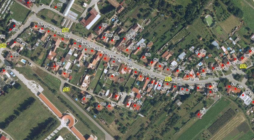 Umístění hlásičů v