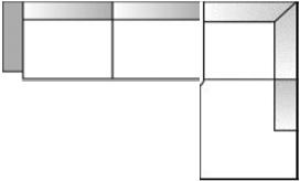 Rozměry cca. cm Typový plán - výtah z možných sestav. Všechny uvedené rozměry jsou rozměry bez područek. Pokaždé prosím připočtěte šířku zvolených područek k šířce elementů!