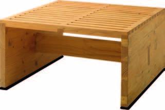 lavice s roštem stool with grid top