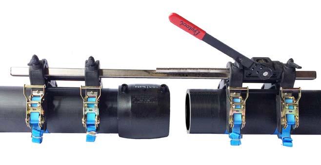 SC 200 TITAN SVORKY Lehké a rychloupínací svorky pro použití na PE trubkách d40mm - 200mm.