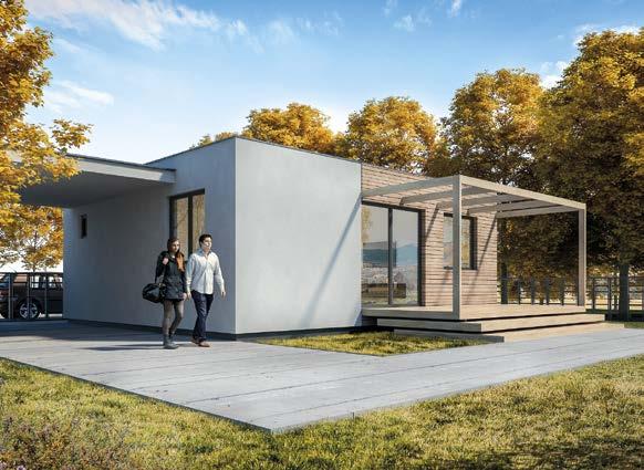 MODULAR TIMBER FRAMED HOUSES MODULÁRNÍ DŘEVOSTAVBY GROWING