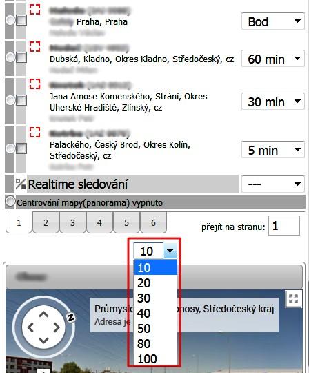 překrytí aktivních popisů jednotek v realtime