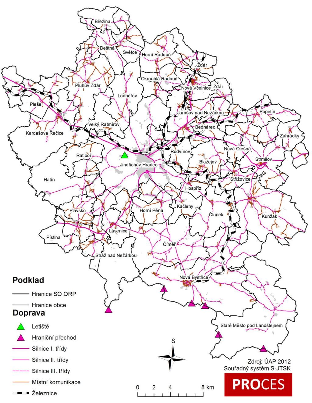 Centrum pro rozvoj obcí a regionů, s. r. o. Mapa 3.2.