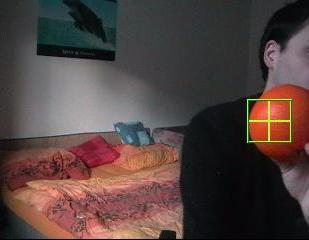 Cíl je identifikován algoritmem Mean