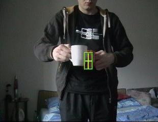 sledovaný objekt částečně nebo zcela cloněn