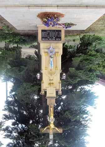 Jiří se nachází pomníček, jehož jednotlivé čás - ti působí poněkud nesourodým dojmem, a na něm se nachází nápis: Obětem válek 11. 11. 2004. S první světovou válkou kon - krétně souvisí datum 11.