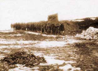 ½, 1936 Repro: ÚSTR Jeden z táborů osady