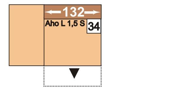 132 1,5-Sitzer mit Anstellocker links oder rects, Rücken ect 34 AoL1,5S 35 1,5SAoR 132 1,5-Sitzer mit