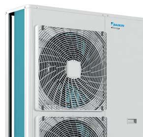 Výhoda vstřikování plynu Vyšší kapacita při nízkých teplotách Daikin Altherma 3 11-16 kw venkovní je vybavena novou technologií vstřikování kompresoru umožňující provoz až do -28 C venkovní teploty.