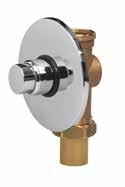 5 Ø30 Ø36 Ø117 37 Ø15 70.5 70.5 SLT 161W podomítkový samouzavírací splachovač WC doba otevření ventilu 3-5 s 133 90 43 22.