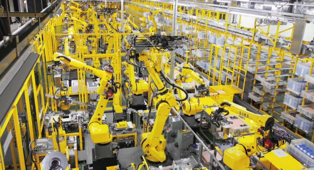 CNC Factory výrobní kapacita 35,000 CNC a robotických kontrolerů
