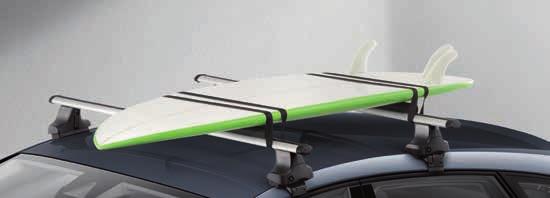 Nosič pro surfová prkna. Pro SEAT Leon není žádné surfové prkno příliš velké.