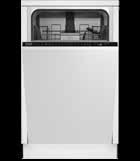 MORA VM 640 X nerezový ovládací panel, kapacita 12 sad, 7 programů, 4 mycí teploty spotřeby 11 l / 0,90 kwh, A++AA, hlučnost 47 db, AquaStop,