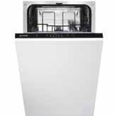 0,69 kwh, A++AA, hlučnost 47dB, AquaStop, odložený start 3/6/9hod WHIRLPOOL WBC 3C26 PF X GORENJE GV52010 plně integrované provedení,