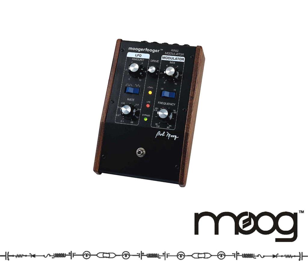 MF-102 má tři kompletní modulární funkce - Ring modulátor, napěťově řízený oscilátor a napěťově řízený nízkofrekvenční oscilátor (LFO).