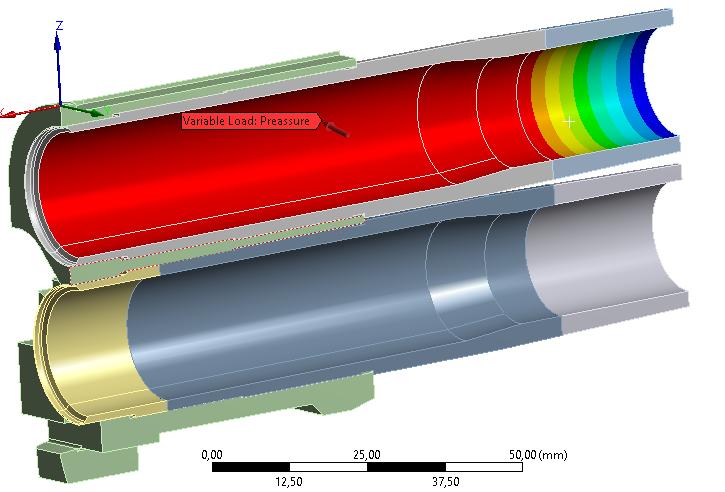 0,1 5.5 Model okrajových podmínek Okrajové podmínky můžeme rozdělit na dva základní typy, a to na silové a deformační. 5.5.1 Silové okrajové podmínky Silové okrajové podmínky simulují silové zatížení modelu.