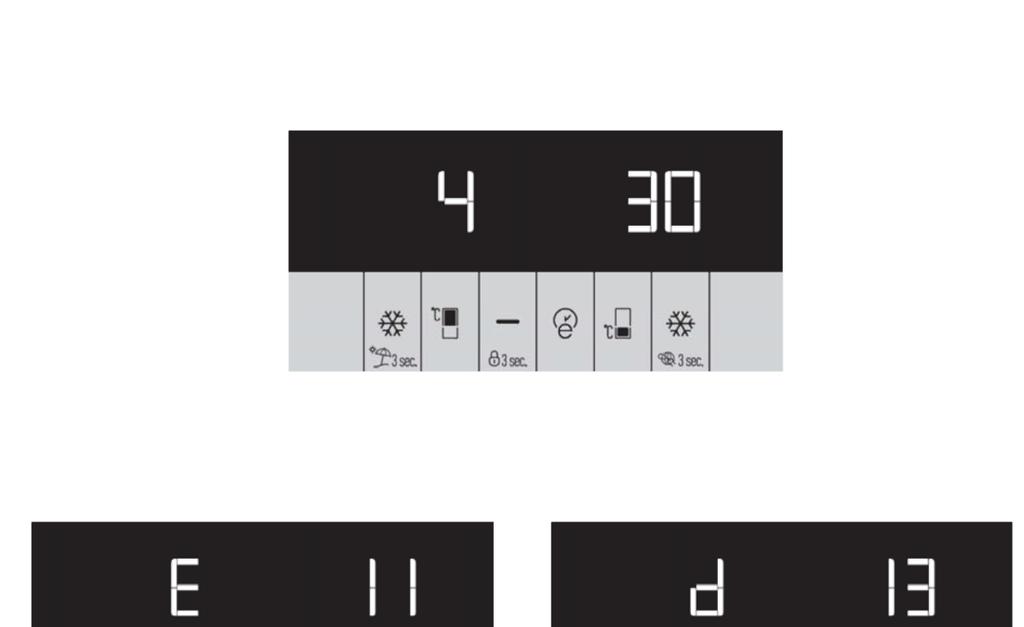 Step 2: When any button is pressed, Step 1 is terminated. Software version and revision info are shown on the display as follows.