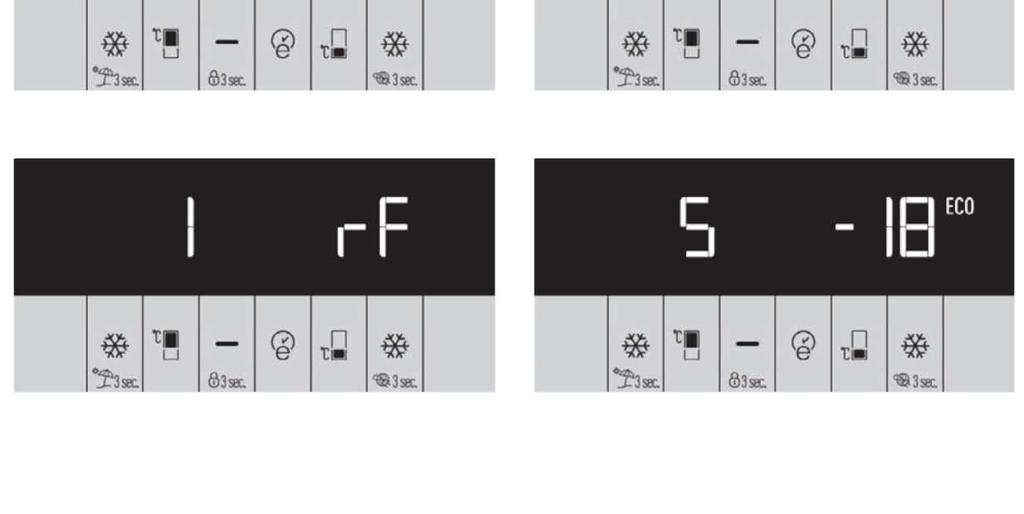 If "re" is made "1", defrost heater will operate. When "re" is made "0", defrost heater will stop. Step 6:When "Io" is made "1", ionizer will operate. When "Io" is made "0", ionizer will stop.