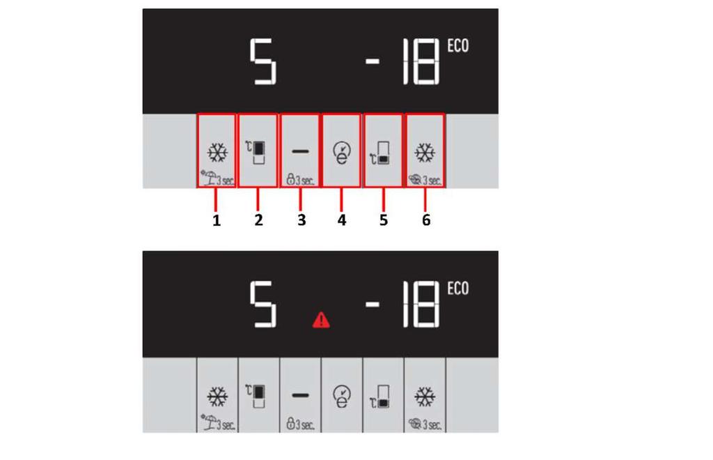 Switching to NF Combi Dealer Mode Step 1. Key lock is activated by pressing Display Off button for 3 seconds within 30 sec after energizing the refrigerator.