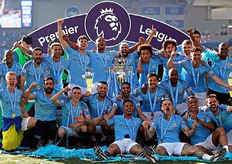 44 PREMIER LEAGUE BUNDESLIGA 45 PREMIER LEAGUE # MUŽSTVO Z V R P GÓLY B Citizens obhájili mistrovský titul Talíř bude v Mnichově BUNDESLIGA # MUŽSTVO Z V R P GÓLY B 1.