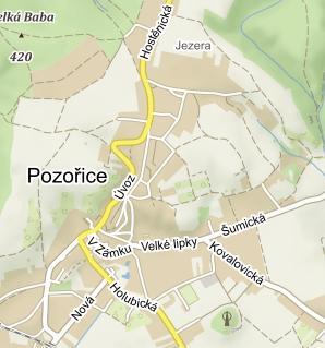 5 Základní charakteristika městyse Pozořice Městys Pozořice leží v okrese Brno venkov přibližně ve vzdálenosti 15 km východně od krajského města Brna na okraji Drahanské vrchoviny.