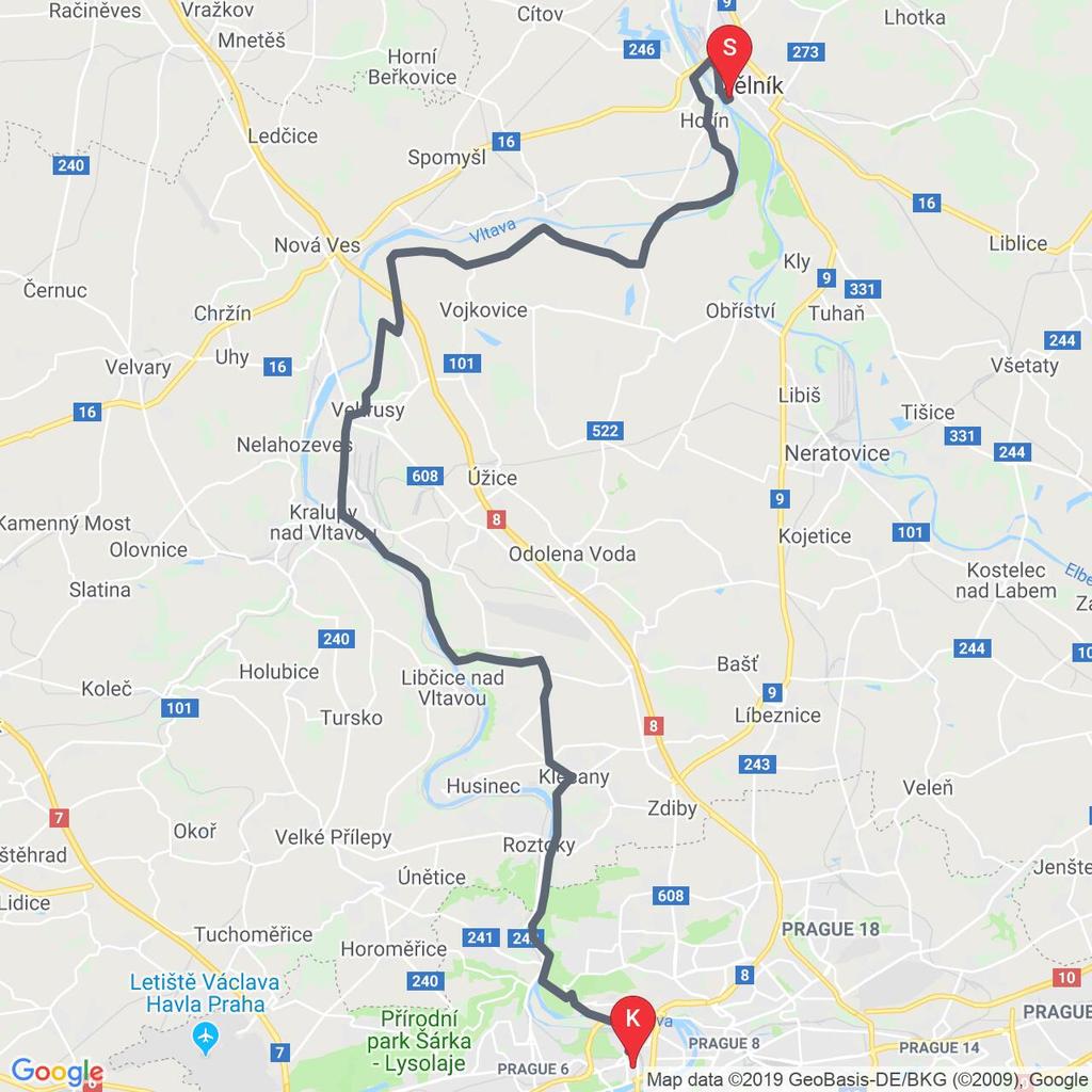 Destinations Prague Mělník - Veltrusy - Troja - Praha Route 55 km 4 hours Surface mostly paved Activity type Bicycling Film places nearby