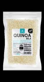 Červená quinoa je na skus křupavá a má lehce oříškovou chuť. Hodí se jako příloha, do salátů, na slano i na sladko.