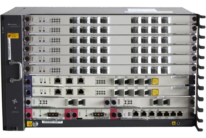 5 Zařízení Huawei 5.1 MA5603T V praktické části práce jsem pracoval na zařízeních firmy Huawei. Hlavní komponentou bylo OLT s označením SmartAX MA5603T.