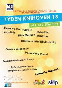 Pondělí 1. října neděle 7. října 2018 Městská knihovna Antonína Marka TÝDEN KNIHOVEN 2018 V letošním roce proběhne ve dnech 1. 7. října 22. ročník Týdne knihoven!