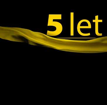 logem 5 LET, zaregistrujte se přes www.wirlpool.cz/promo-akce a získejte automaticky PLNOU PRODLOUŽENOU ZÁRUKU NA 5 LET.