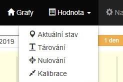 Protože mezi tím nebyla změna váhy, nestane se nic jiného, než že budete mít v grafu svoji poznámku. 7.3 Nulování Na začátku sezóny je vhodné provést Nulování váhy.