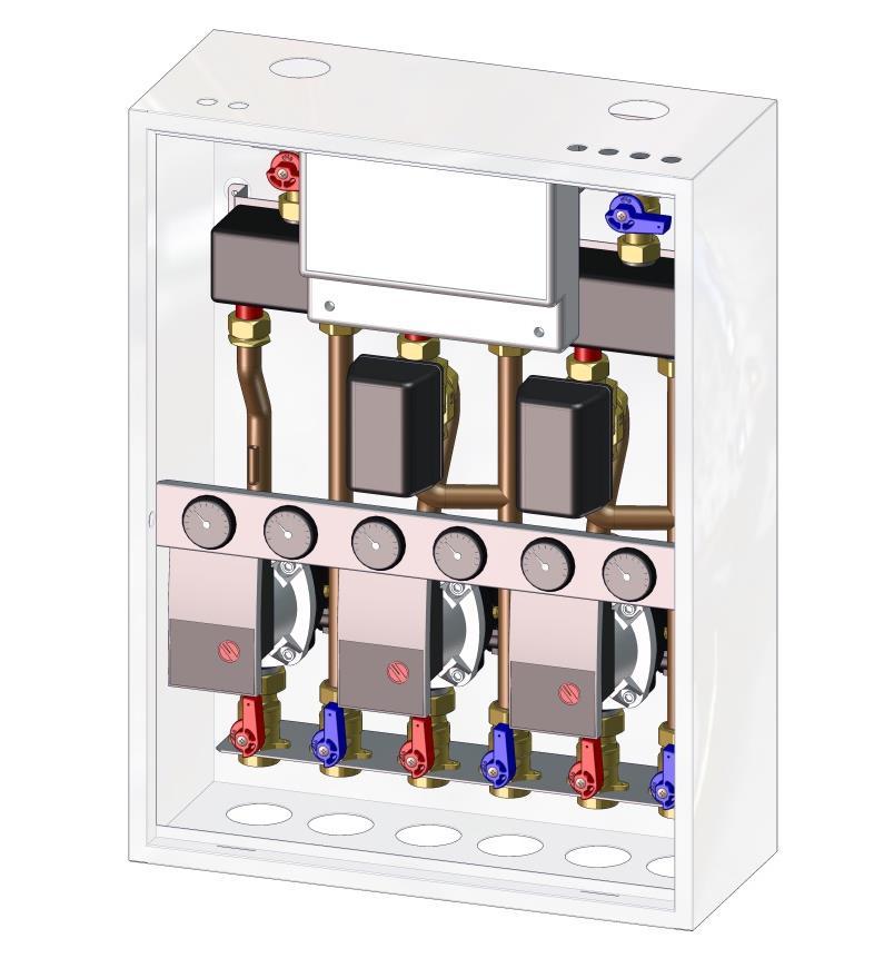 1. ZÁKLADNÍ CHARAKTERISTIKA řízení až tří nezávislých topných okruhů (verze THERM SIM 3Z.