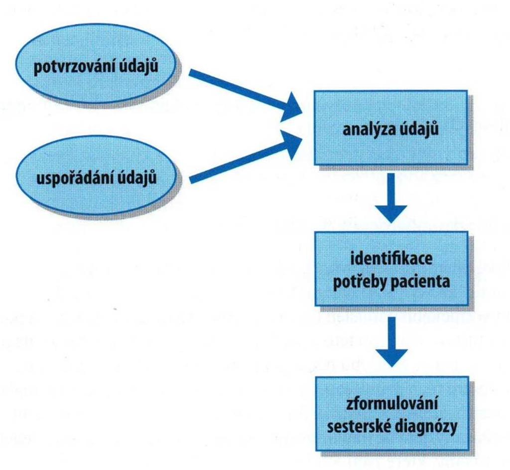Diagnostický proces analyticko-syntetický proces, kdy výsledkem je určení ošetřovatelských diagnóz