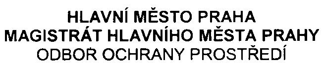 PID HLAVNí MÌSTO PRAHA MAGISTRÁT HLAVNíHO MÌSTA PRAHY ODBOR OCHRANY PROSTØEDí Váš dopis zn SZn S-M H M P-299002/2006/00PNI/E 1A/217-2/Nov Vyøizuje/linka Ing